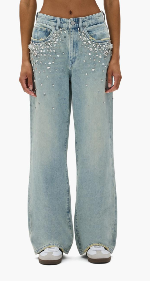 wide-leg jeans