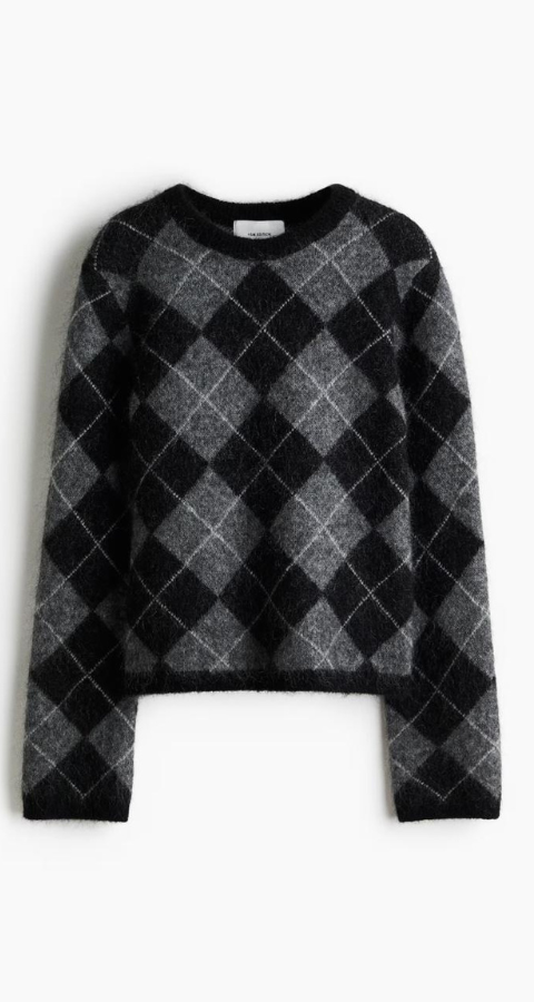 Argyle sweater