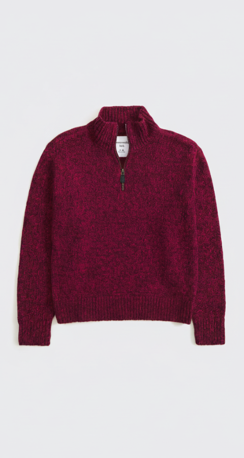 Half-zip sweater